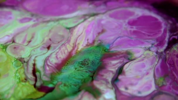Very Nice Surface Moving Surface Liquid Paint Background Texture Video — Stock Video