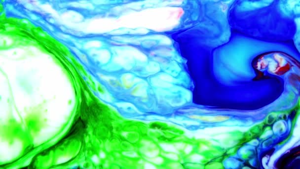 Motif abstrait de macro de mouvement lent Concept artistique Couleur Surface mobile Surface Liquide Peinture Éclaboussure Art Design Texture 