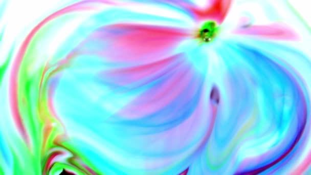 Motif abstrait de macro de mouvement lent Concept artistique Couleur Surface mobile Surface Liquide Peinture Éclaboussure Art Design Texture 