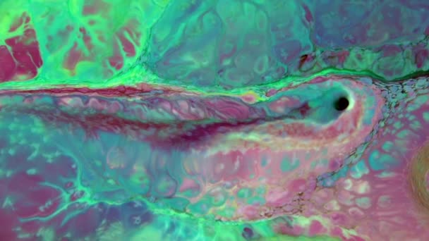 1920x1080 25 Fps. Très belle encre abstraite peinture psychédélique liquide mouvement arrière-plan texture vidéo .