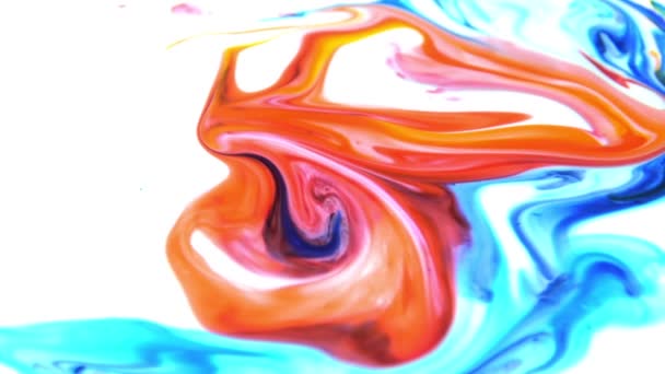 Pomalý Pohyb Makro Abstraktní Vzor Umělecká Koncepce Barva Povrch Pohybující — Stock video