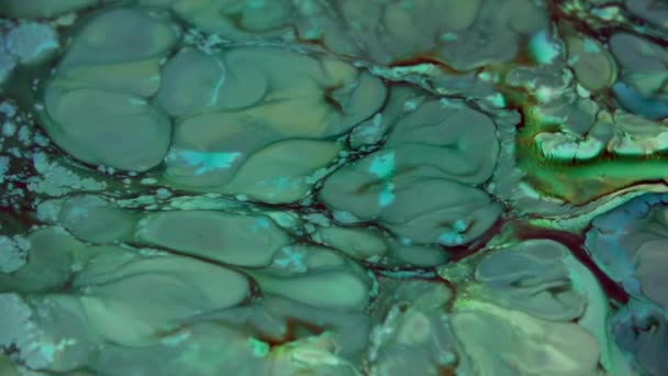 1920x1080 25 Fps. Très belle surface mobile surface liquide peinture fond texture vidéo .