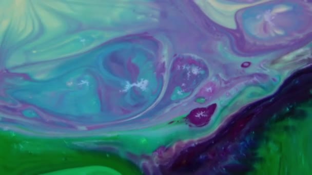 1920x1080 25 Fps. Très belle surface mobile surface liquide peinture fond texture vidéo .
