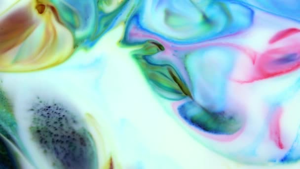 1920x1080 25 Fps. Très belle surface mobile surface liquide peinture fond texture vidéo .