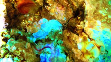 1920x1080 25 fps. çok güzel yüzey hareketli yüzey sıvı boya arka plan doku video.