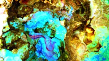 1920x1080 25 fps. çok güzel yüzey hareketli yüzey sıvı boya arka plan doku video.