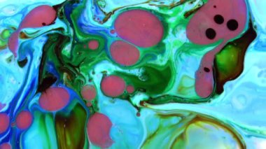 1920x1080 25 fps. çok güzel yüzey hareketli yüzey sıvı boya arka plan doku video.