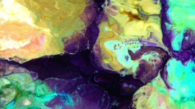 1920x1080 25 fps. çok güzel yüzey hareketli yüzey sıvı boya arka plan doku video.