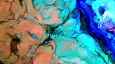 1920x1080 25 fps. çok güzel yüzey hareketli yüzey sıvı boya arka plan doku video.