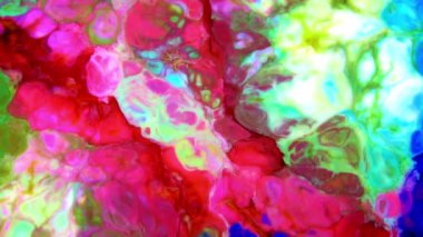 1920x1080 25 fps. çok güzel yüzey hareketli yüzey sıvı boya arka plan doku video.