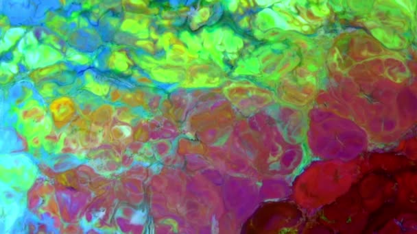 1920x1080 25 Fps. Très belle surface mobile surface liquide peinture fond texture vidéo .