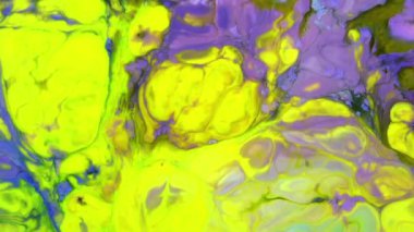 1920x1080 25 Fps. Renkli Boya Akışı Arkaplan Doku Görüntüsü Yayılıyor.