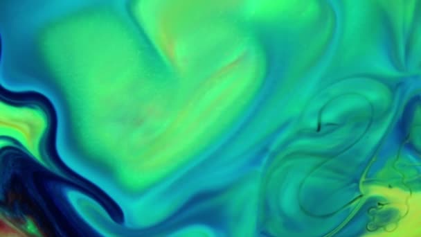 Motif abstrait de macro de mouvement lent Concept artistique Couleur Surface mobile Surface Liquide Peinture Éclaboussure Art Design Texture 