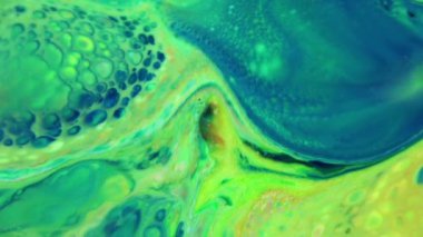 Yavaş Hareketli Makro Desen Sanatsal Kavramsal Renk Yüzey Taşıyıcı Yüzey Sıvı Boya Sıçratma Sanatı DokusuName