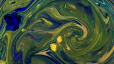 Yavaş Hareketli Makro Desen Sanatsal Kavramsal Renk Yüzey Taşıyıcı Yüzey Sıvı Boya Sıçratma Sanatı DokusuName