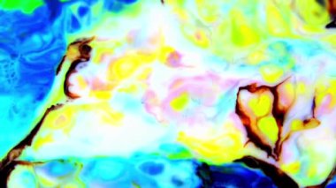 Yavaş Hareketli Makro Desen Sanatsal Kavramsal Renk Yüzey Taşıyıcı Yüzey Sıvı Boya Sıçratma Sanatı DokusuName