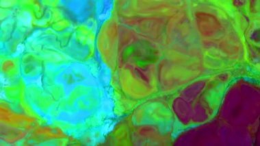 Yavaş Hareketli Makro Desen Sanatsal Kavramsal Renk Yüzey Taşıyıcı Yüzey Sıvı Boya Sıçratma Sanatı DokusuName