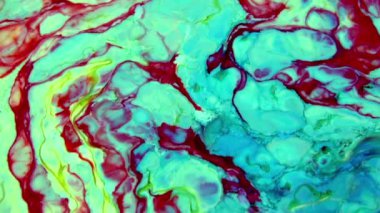 1920x1080 25 Fps. Çok Güzel Mürekkep Soyut Galaktik Renk Boyası Sıvı Doku Tasarımı Videosu.