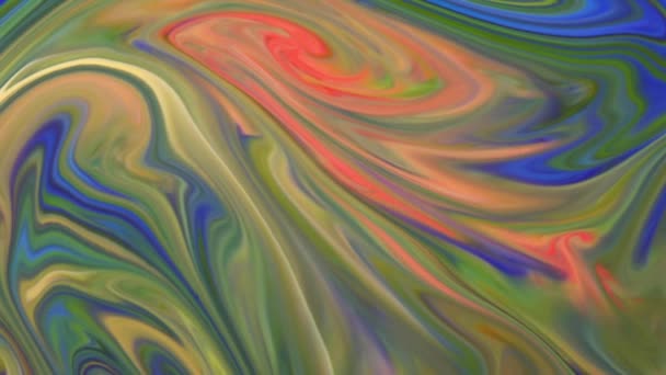 1920X1080 Fps Красивая Чернила Абстрактный Галактический Цвет Paint Liquid Фон — стоковое видео