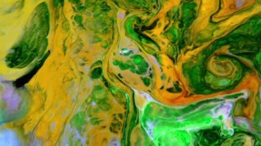 1920x1080 25 Fps. Çok Güzel Mürekkep Soyut Galaktik Renk Boyası Sıvı Doku Tasarımı Videosu.