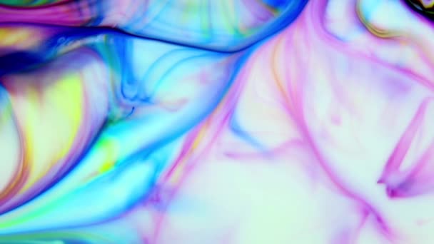 1920x1080 25 Fps. Très belle encre abstraite couleur galactique peinture liquide concept arrière-plan texture vidéo .