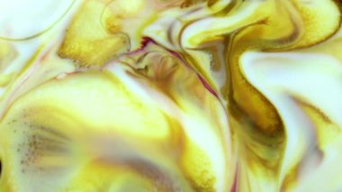 1920x1080 25 Fps. Çok Güzel Mürekkep Soyut Galaktik Renk Boyası Sıvı Doku Tasarımı Videosu.