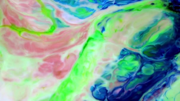 1920X1080 Fps Tinta Muito Agradável Abstract Galactic Colour Paint Liquid — Vídeo de Stock