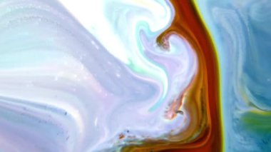 1920 x 1080 25 Fps. çok güzel mürekkep soyut Psychedelic boya sıvı hareketli arka plan doku Video.