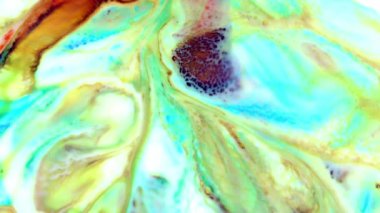 1920 x 1080 25 Fps. çok güzel mürekkep soyut Psychedelic boya sıvı hareketli arka plan doku Video.