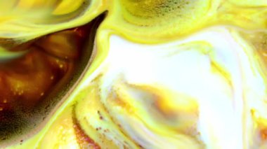 1920 x 1080 25 Fps. çok güzel mürekkep soyut Psychedelic boya sıvı hareketli arka plan doku Video.