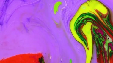 1920 x 1080 25 Fps. çok güzel mürekkep soyut Psychedelic boya sıvı hareketli arka plan doku Video.