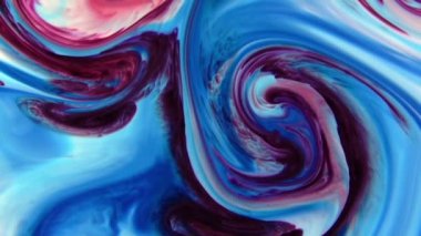 1920 x 1080 25 Fps. çok güzel mürekkep soyut Psychedelic boya sıvı hareketli arka plan doku Video.