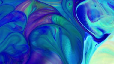 1920 x 1080 25 Fps. çok güzel mürekkep soyut Psychedelic boya sıvı hareketli arka plan doku Video.