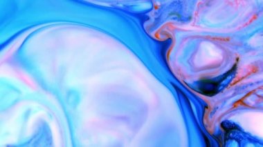 1920 x 1080 25 Fps. çok güzel mürekkep soyut Psychedelic boya sıvı hareketli arka plan doku Video.