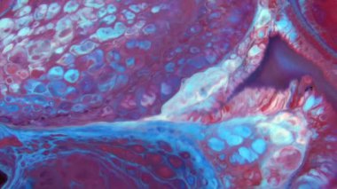 1920 x 1080 25 Fps. çok güzel mürekkep soyut Psychedelic boya sıvı hareketli arka plan doku Video.