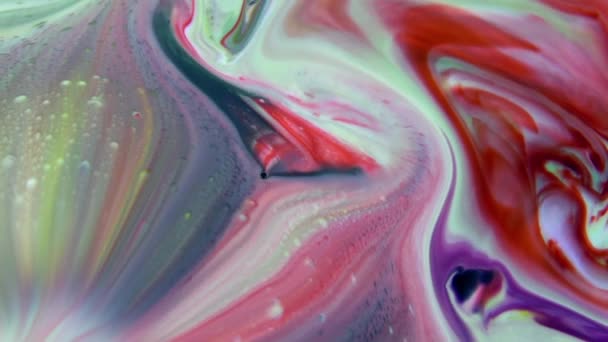 1920x1080 25 Fps. Très belle encre abstraite peinture psychédélique liquide mouvement arrière-plan texture vidéo .