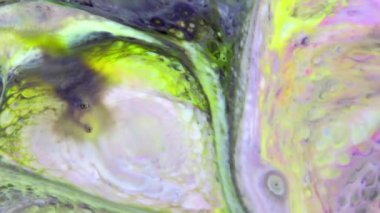 1920 x 1080 25 Fps. çok güzel mürekkep soyut Psychedelic boya sıvı hareketli arka plan doku Video.