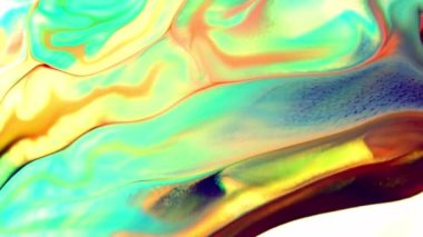 1920 x 1080 25 Fps. çok güzel mürekkep soyut Psychedelic boya sıvı hareketli arka plan doku Video.