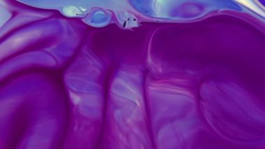 1920 x 1080 25 Fps. çok güzel mürekkep soyut Psychedelic boya sıvı hareketli arka plan doku Video.