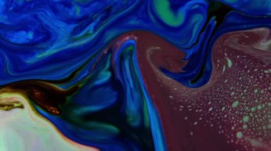 1920x1080 25 Fps. Çok Güzel Soyut İllüzyon Kozmos Renkleri Yarattı Arkaplan Doku Videosu Yayılıyor.