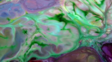 1920x1080 25 Fps. Çok Güzel Mürekkep Soyut Galaktik Renk Boyası Sıvı Doku Tasarımı Videosu.
