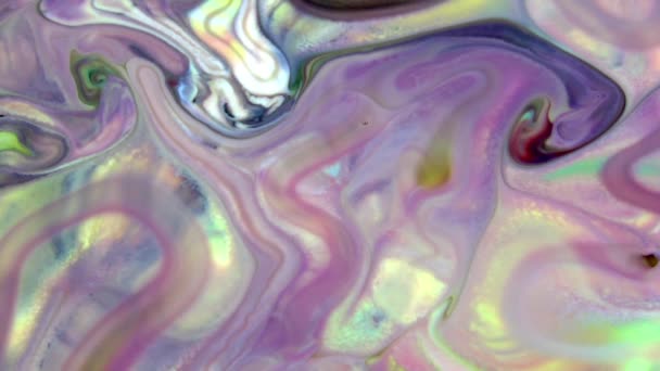1920X1080 Fps Tinta Muito Agradável Abstract Galactic Colour Paint Liquid — Vídeo de Stock