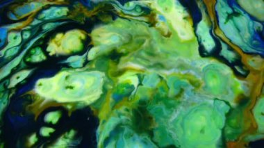 1920x1080 25 Fps. Çok Güzel Mürekkep Soyut Galaktik Renk Boyası Sıvı Doku Tasarımı Videosu.