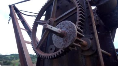 Çok güzel eski moda Crane Görüntüsü.