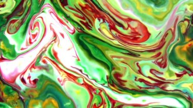 1920x1080 25 Fps. Çok Güzel Mürekkep Soyut Galaktik Renk Boyası Sıvı Doku Tasarımı Videosu.