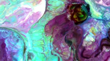1920 x 1080 25 Fps. çok güzel mürekkep soyut Psychedelic boya sıvı hareketli arka plan doku Video.