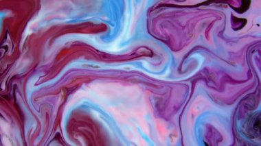 1920 x 1080 25 Fps. çok güzel mürekkep soyut Psychedelic boya sıvı hareketli arka plan doku Video.