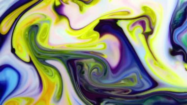 1920 x 1080 25 Fps. çok güzel mürekkep soyut Psychedelic boya sıvı hareketli arka plan doku Video.