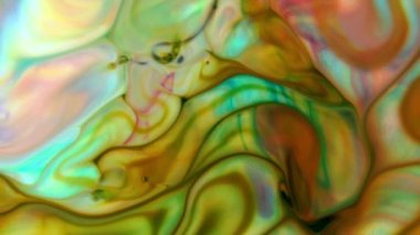 1920 x 1080 25 Fps. çok güzel mürekkep soyut Psychedelic boya sıvı hareketli arka plan doku Video.