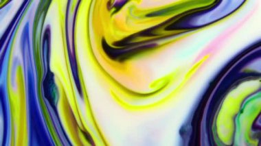 1920 x 1080 25 Fps. çok güzel mürekkep soyut Psychedelic boya sıvı hareketli arka plan doku Video.